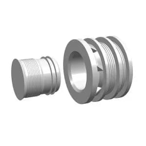 Zaślepka i końcówka do dystansu Drin-Kappe / Drin-Stopfen