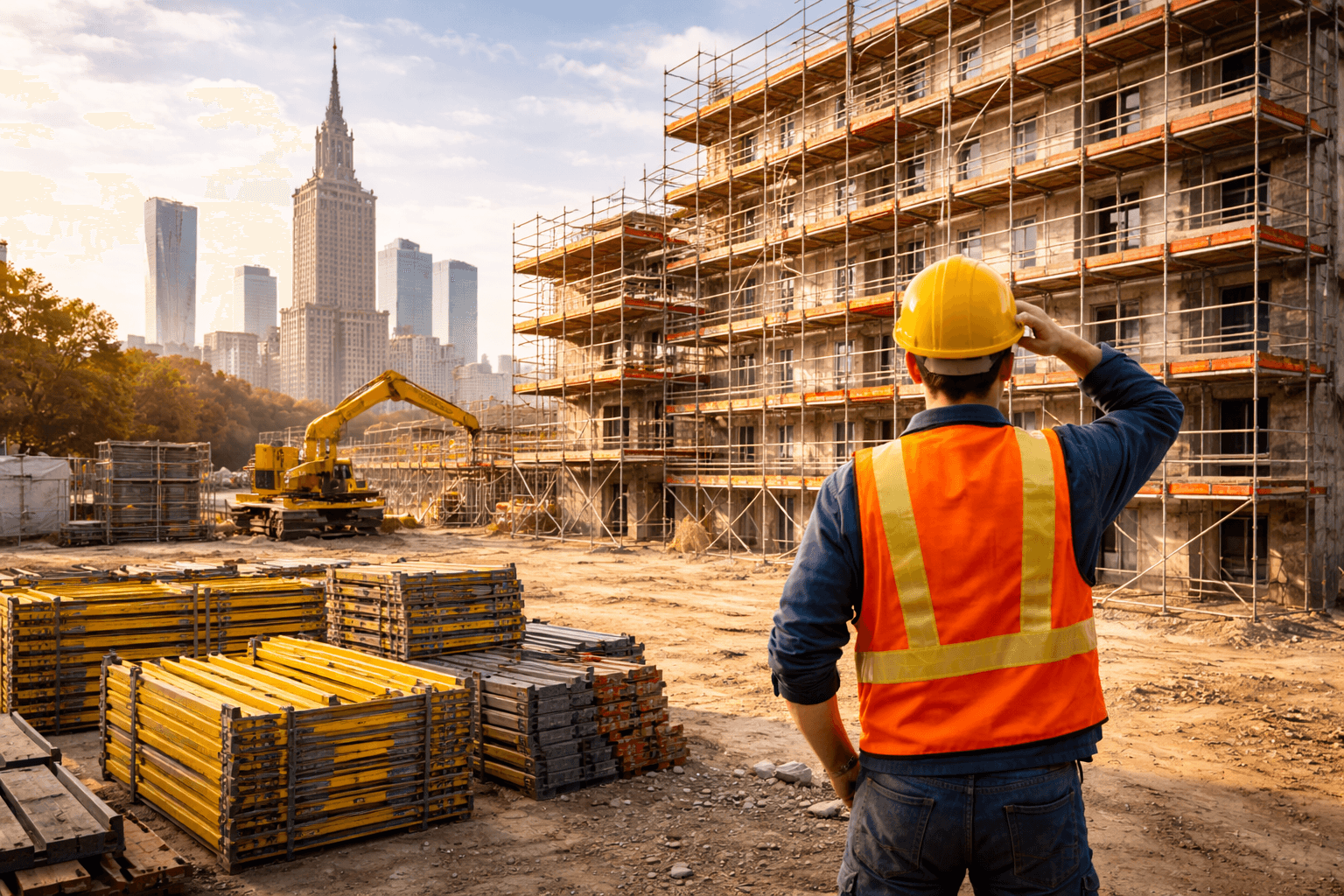 Wynajem rusztowań budowlanych Warszawa